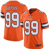 Nike Men & Women & Youth Broncos 99 Adam Gotsis Orange Color Rush Limited Jersey,baseball caps,new era cap wholesale,wholesale hats